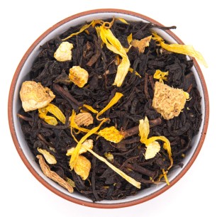 Чай черный ароматизированный "Апельсин с имбирем"